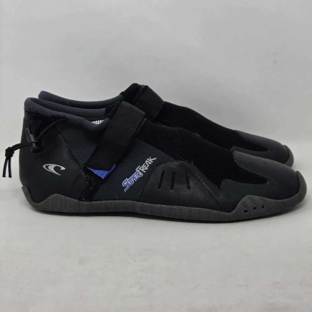 O'Neill SUPERFREAK Tropical 2MM Round Toe Booties Black Mens Size 12